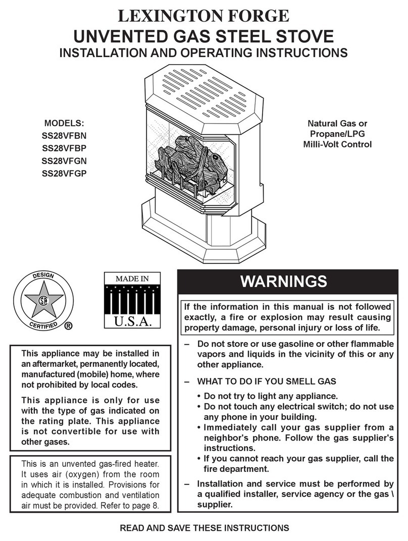 Lexington Forge SS28VFBN User guide