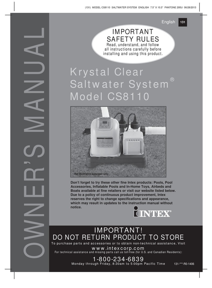 Intex CS8110 User manual
