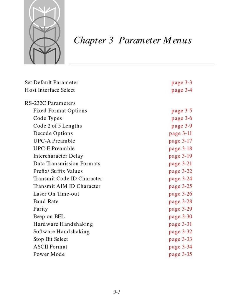 Symbol LS-3203ER Installation and operation manual
