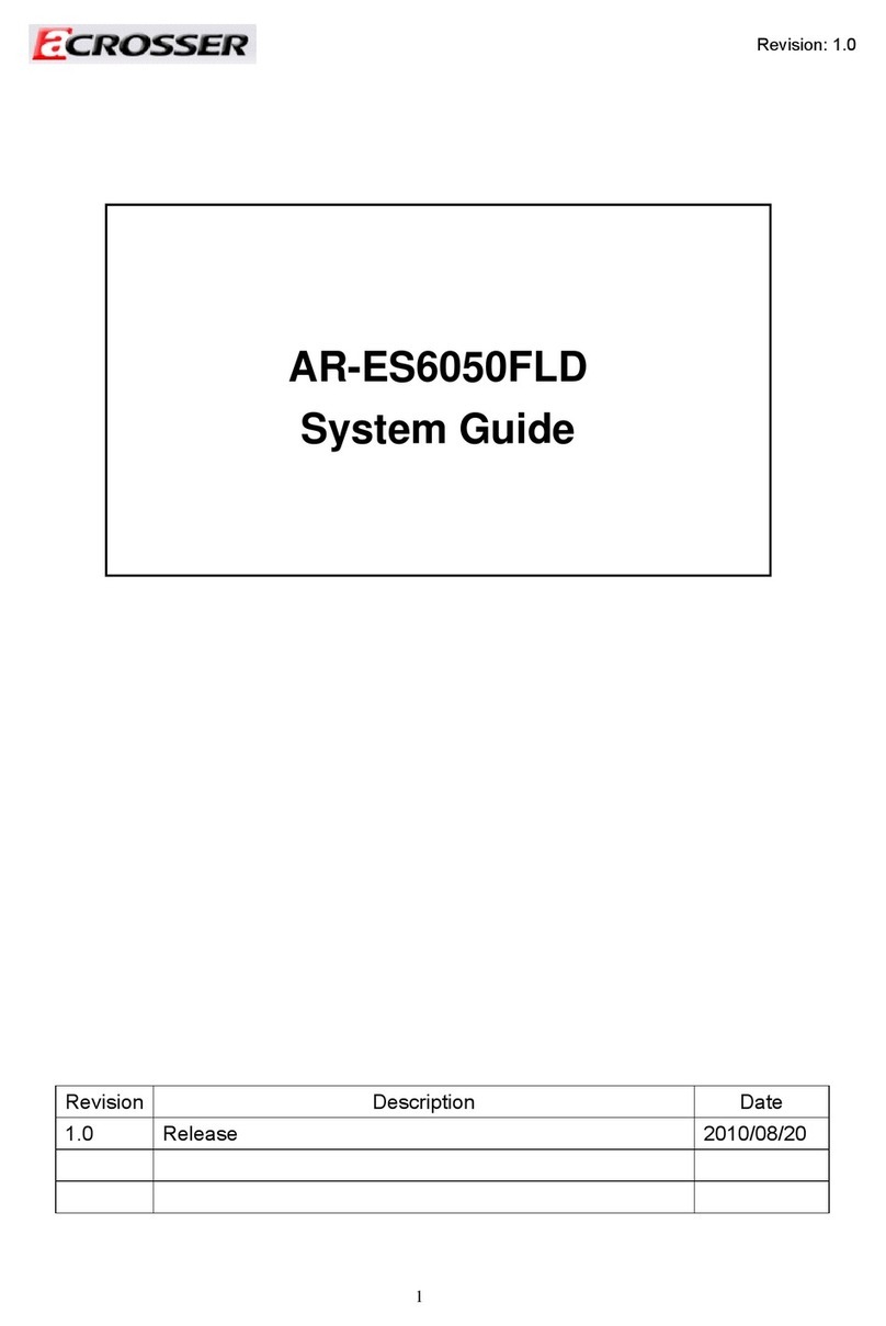 Acrosser Technology AR-ES6050FLD Parts list manual Acrosser Technology AR-ES6050FLD Parts list manual
