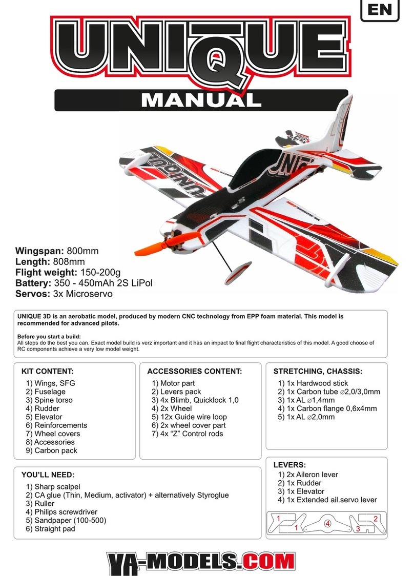 VA Models Unique 3D Assembly manual