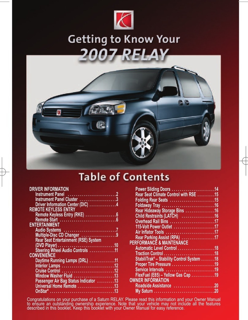 Chevrolet 2007 RELAY User manual