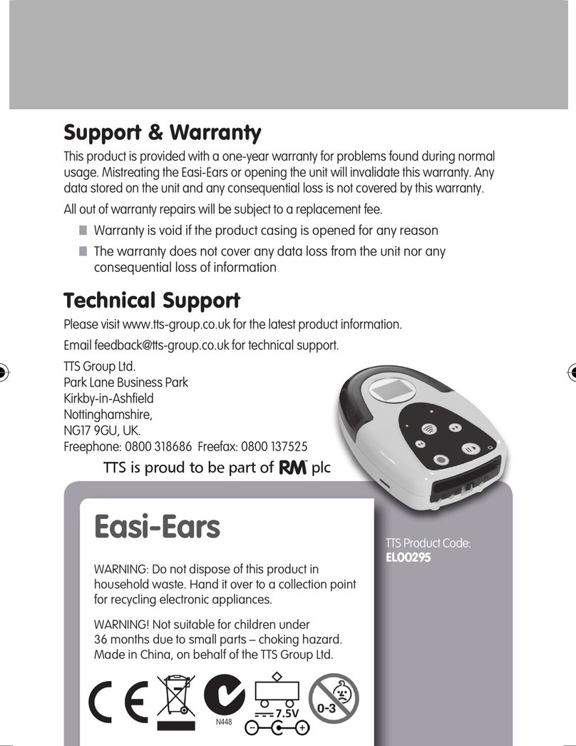 TTS Easi-Ears user manual