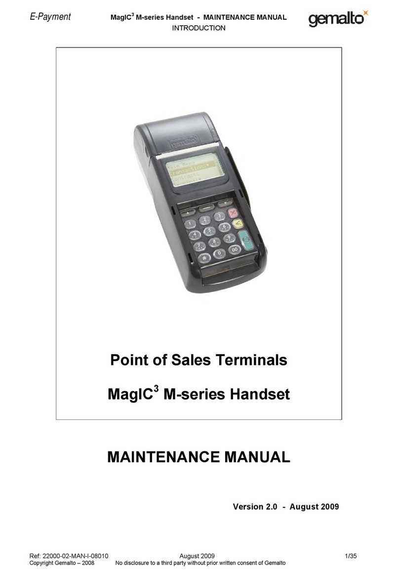 Gemalto MagIC3 C-series Maintenance manual