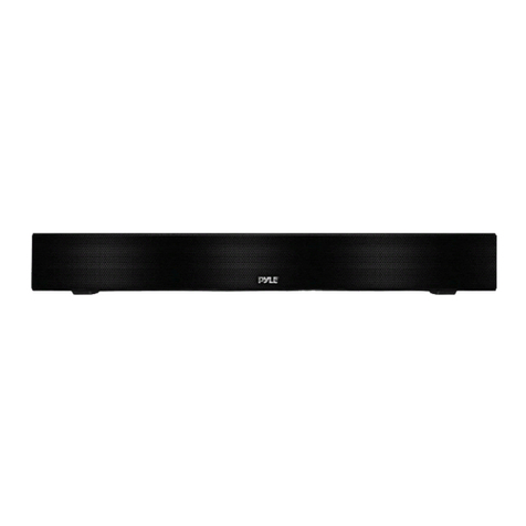 PYLE Audio PSBV600BT User manual