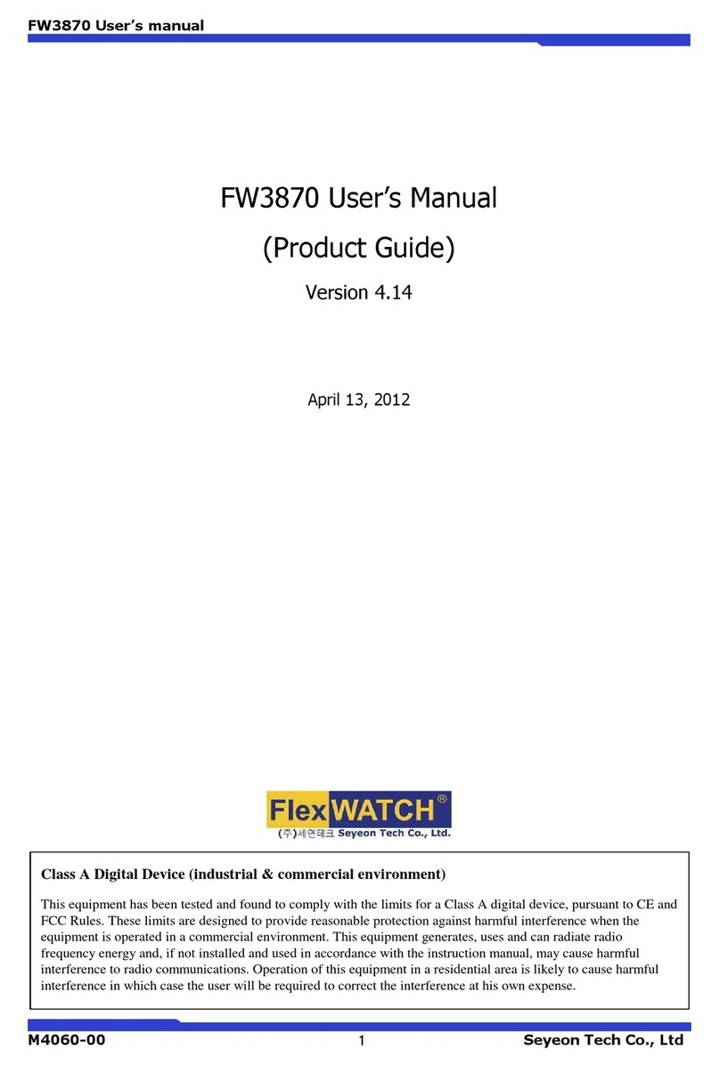 Flexwatch FW3870 user manual
