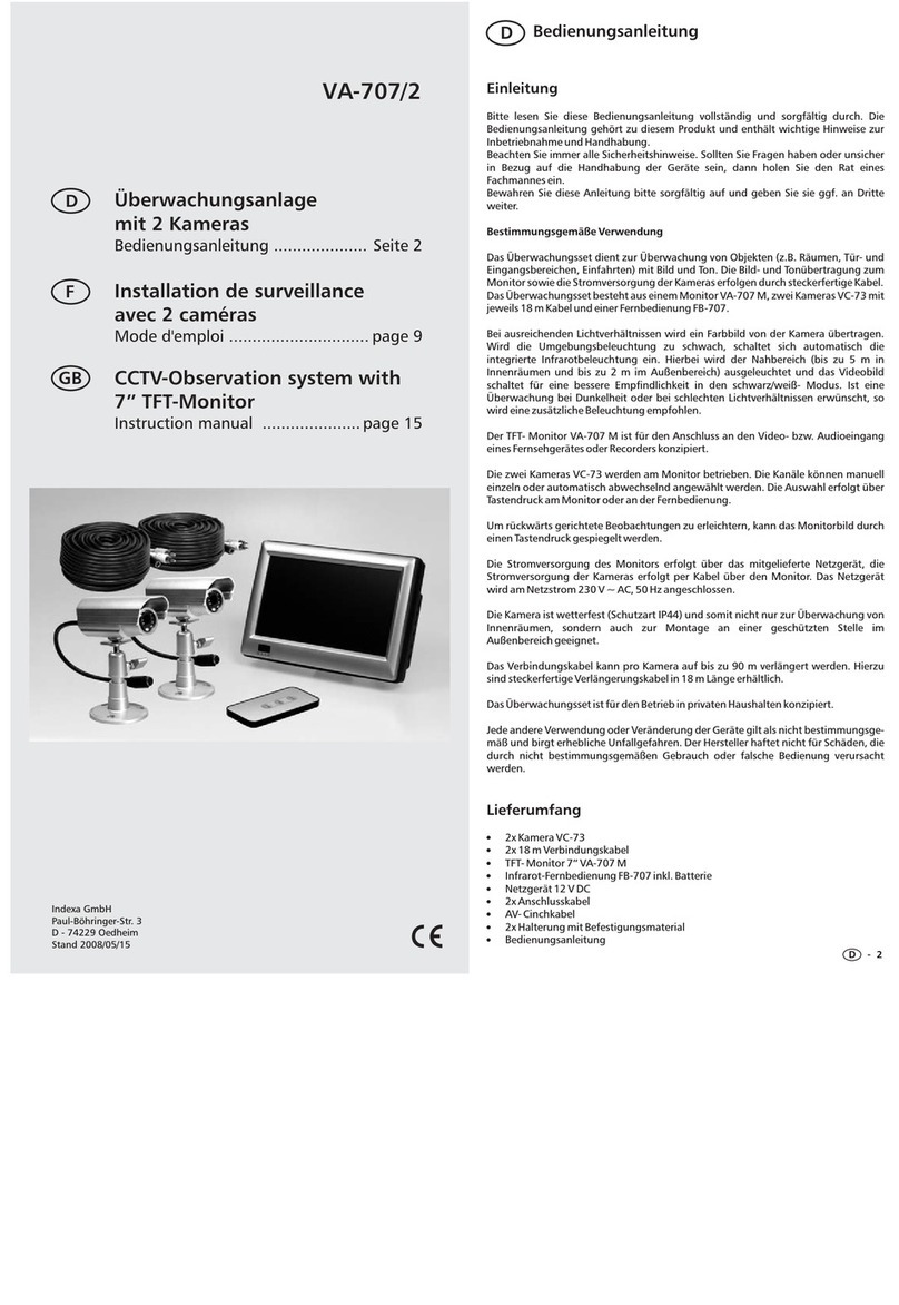Pentatech VA-707/2 instruction manual