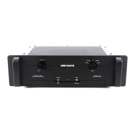 Audio Research LS8 MkII User manual
