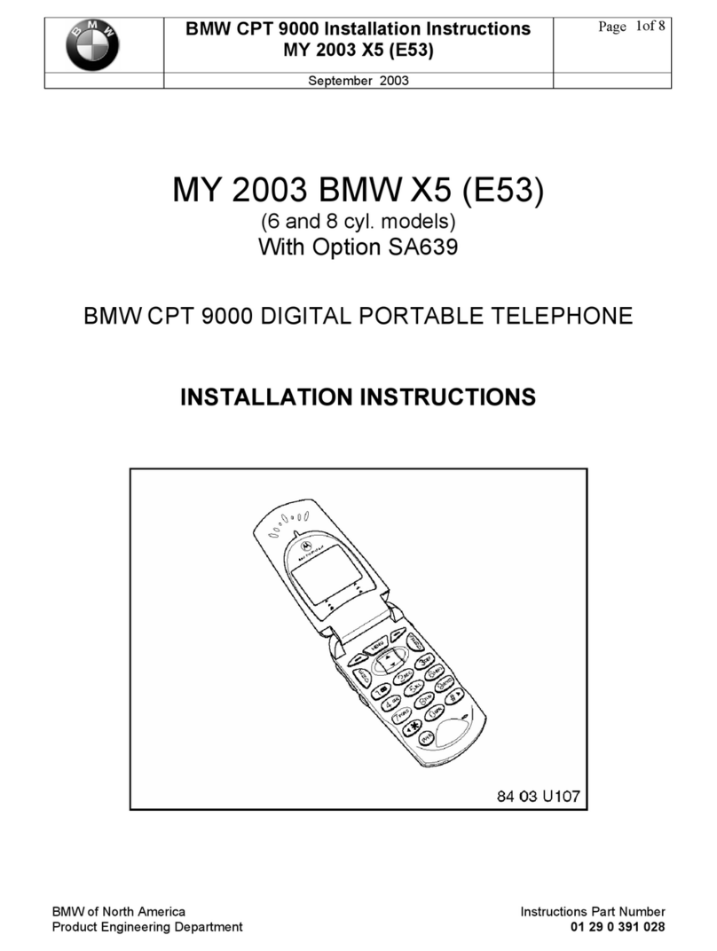 BMW CPT 9000 User manual