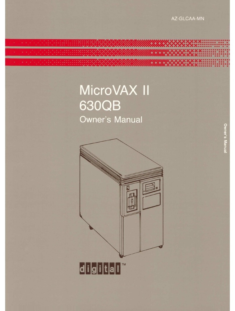 DEC MicroVax II 630QB owner's manual