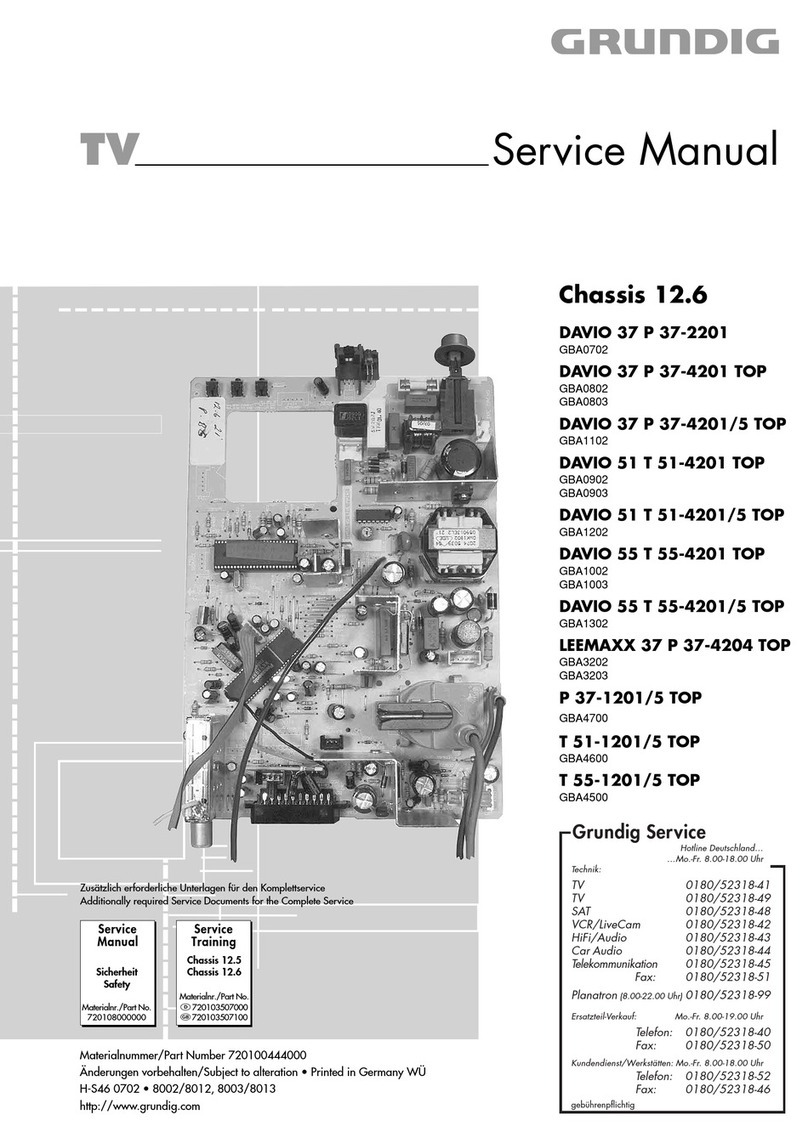 Grundig DAVIO 37 P 37-2201 User manual