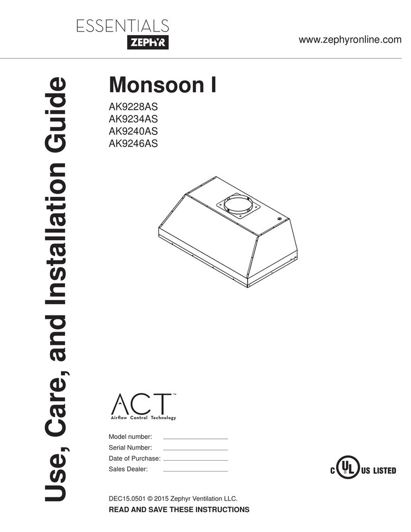 Zephyr Monsoon I AK9228AS Installation guide