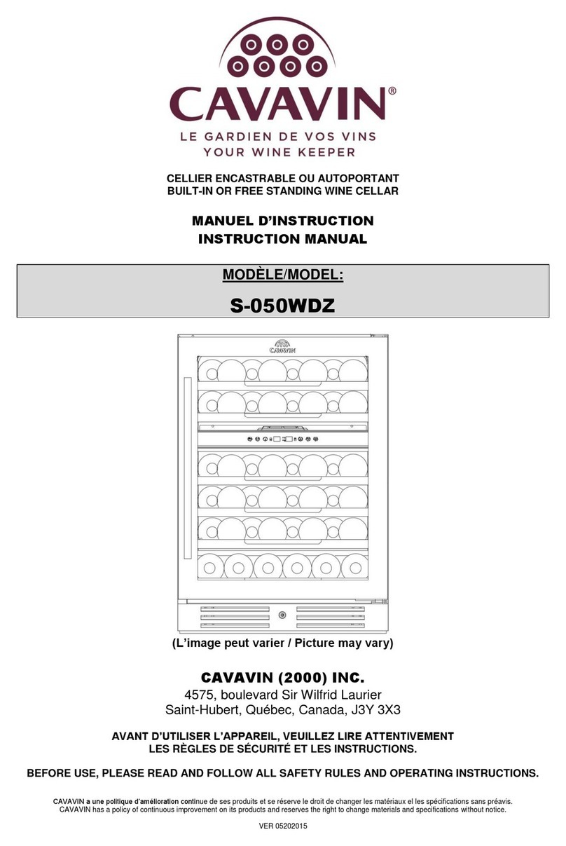 Cavavin S-050WDZ instruction manual