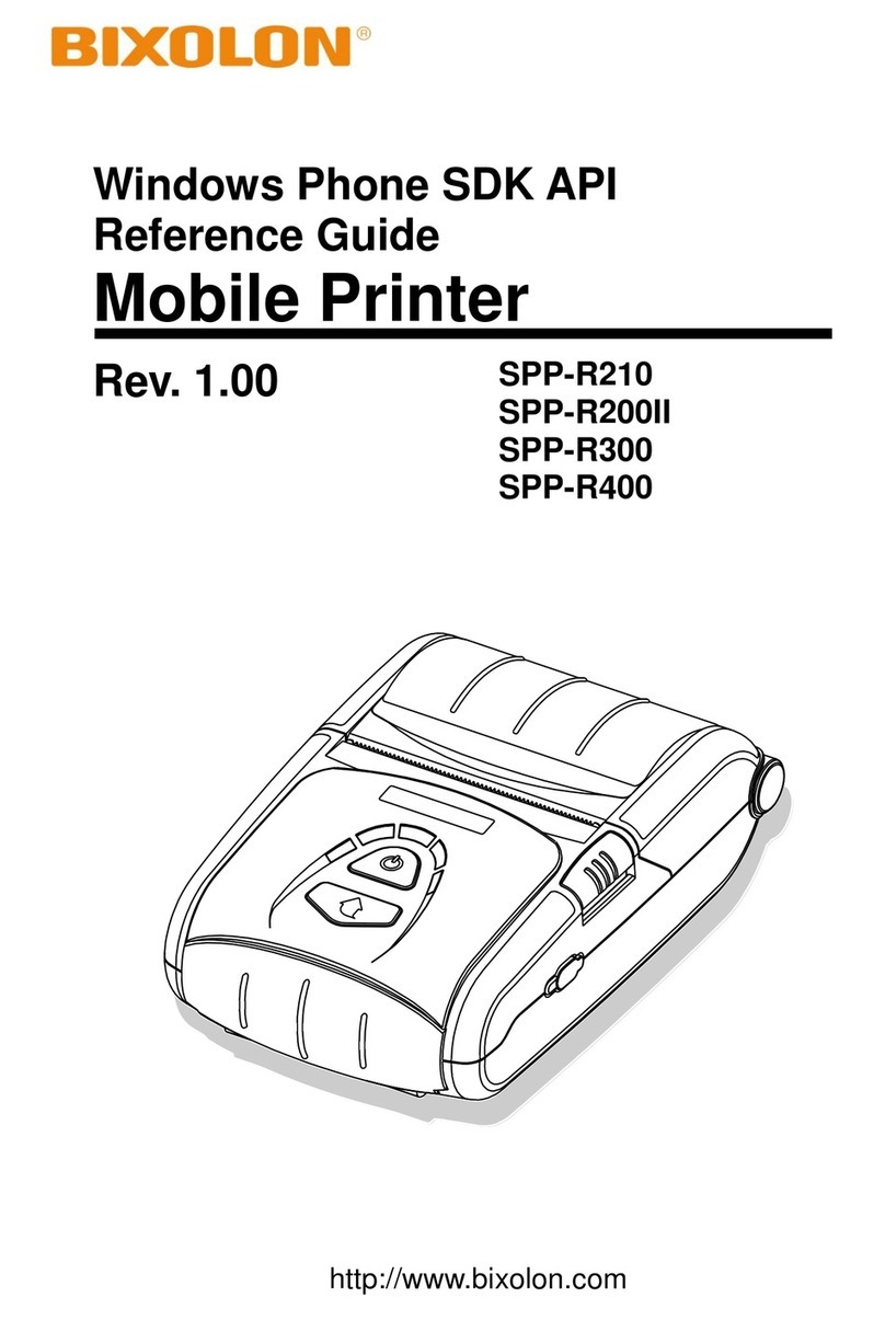 BIXOLON SPP-R210 User manual