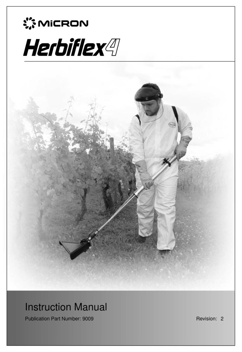 Micron Herbiflex4 instruction manual