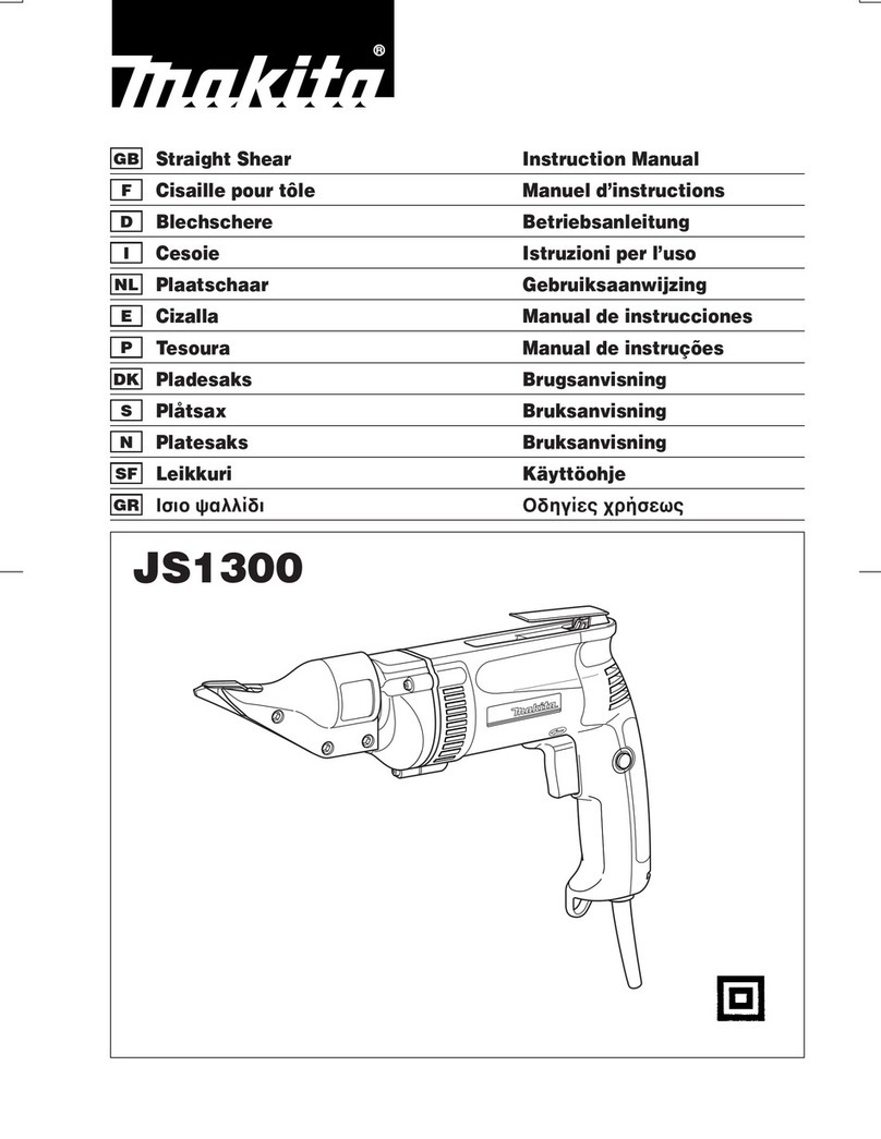 Makita JS1300 instruction manual