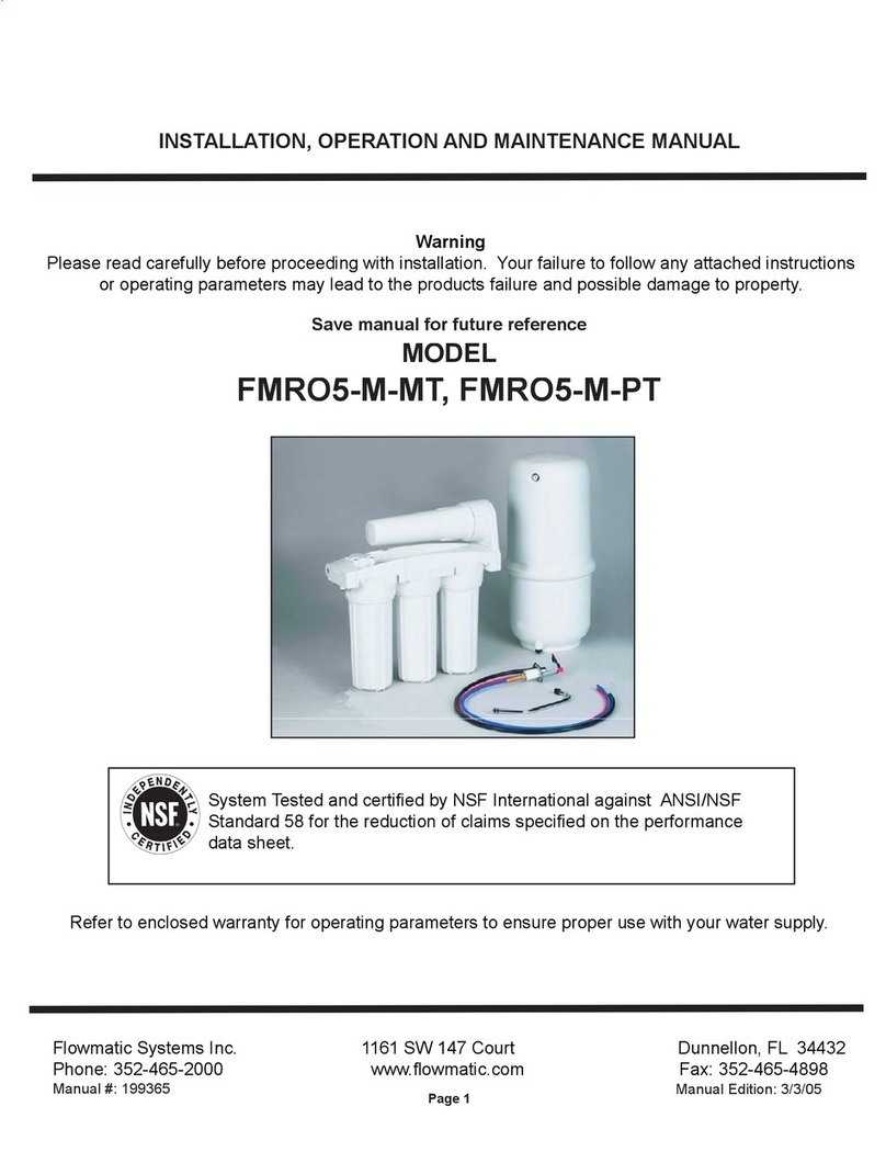 Flowmatic FMRO5-M-MT Installation, operation and maintenance manual