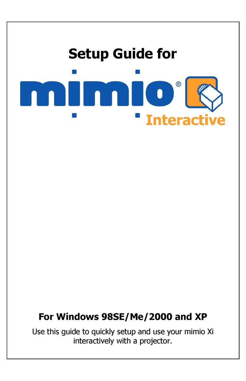 Mimio Interactive Xi Setup guide