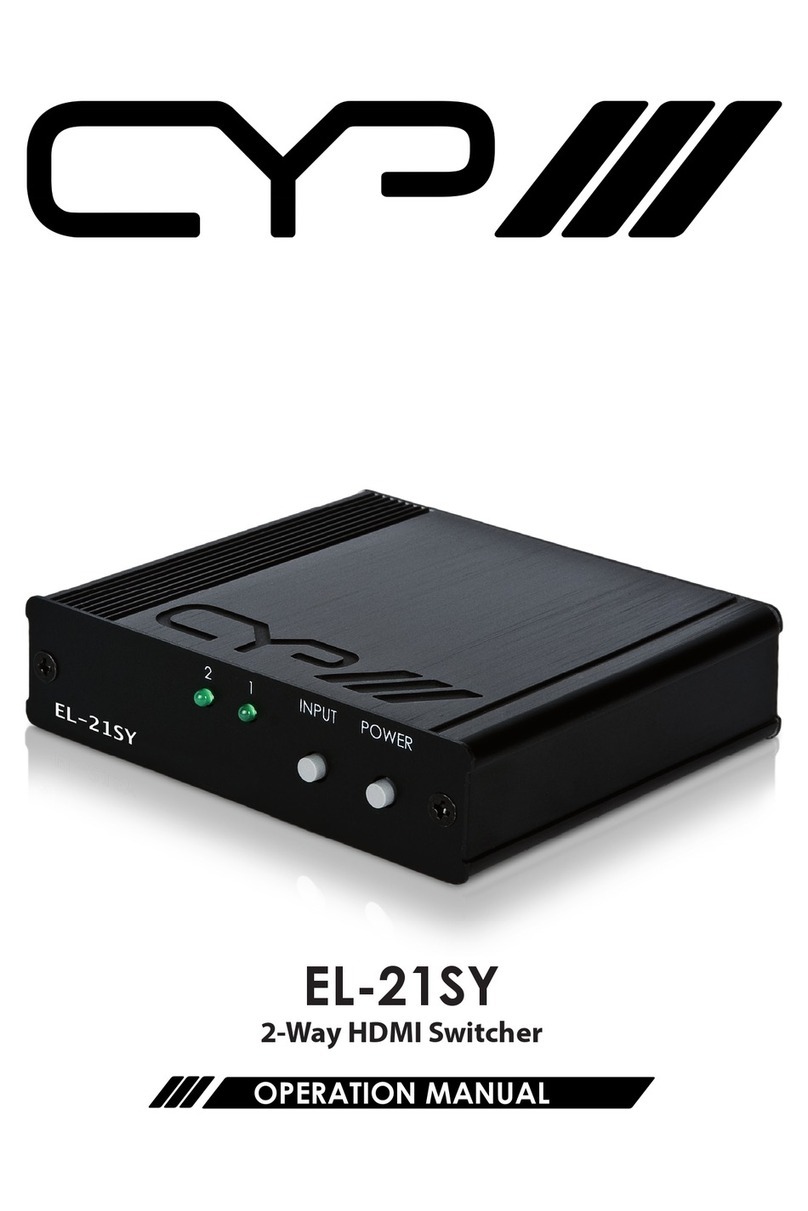 CYP EL-21SY User manual
