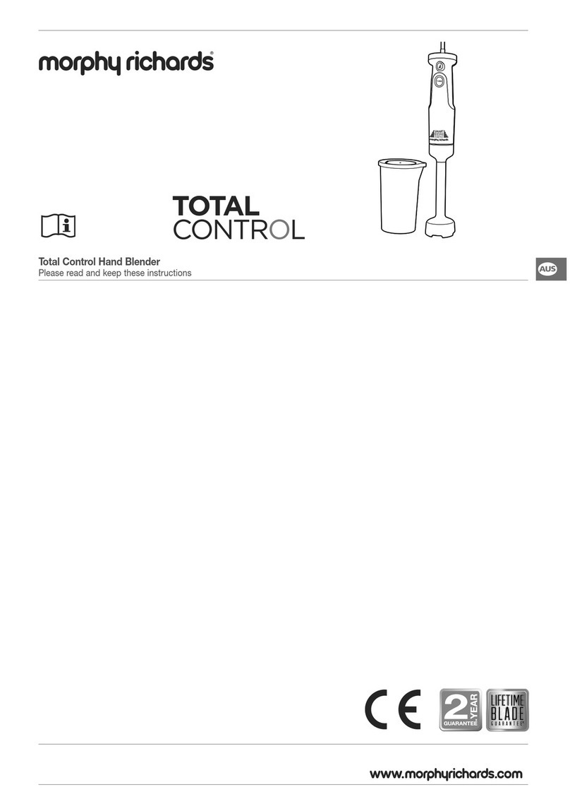 Morphy Richards 402050 Total Control instructions