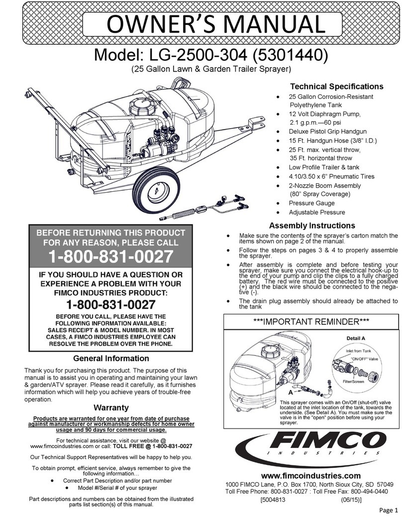 Fimco LG-2500-304 owner's manual