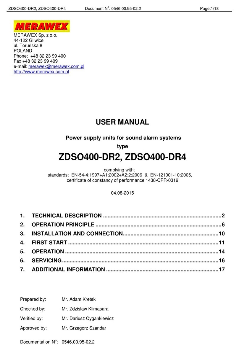 MERAWEX ZDSO400-DR2 user manual