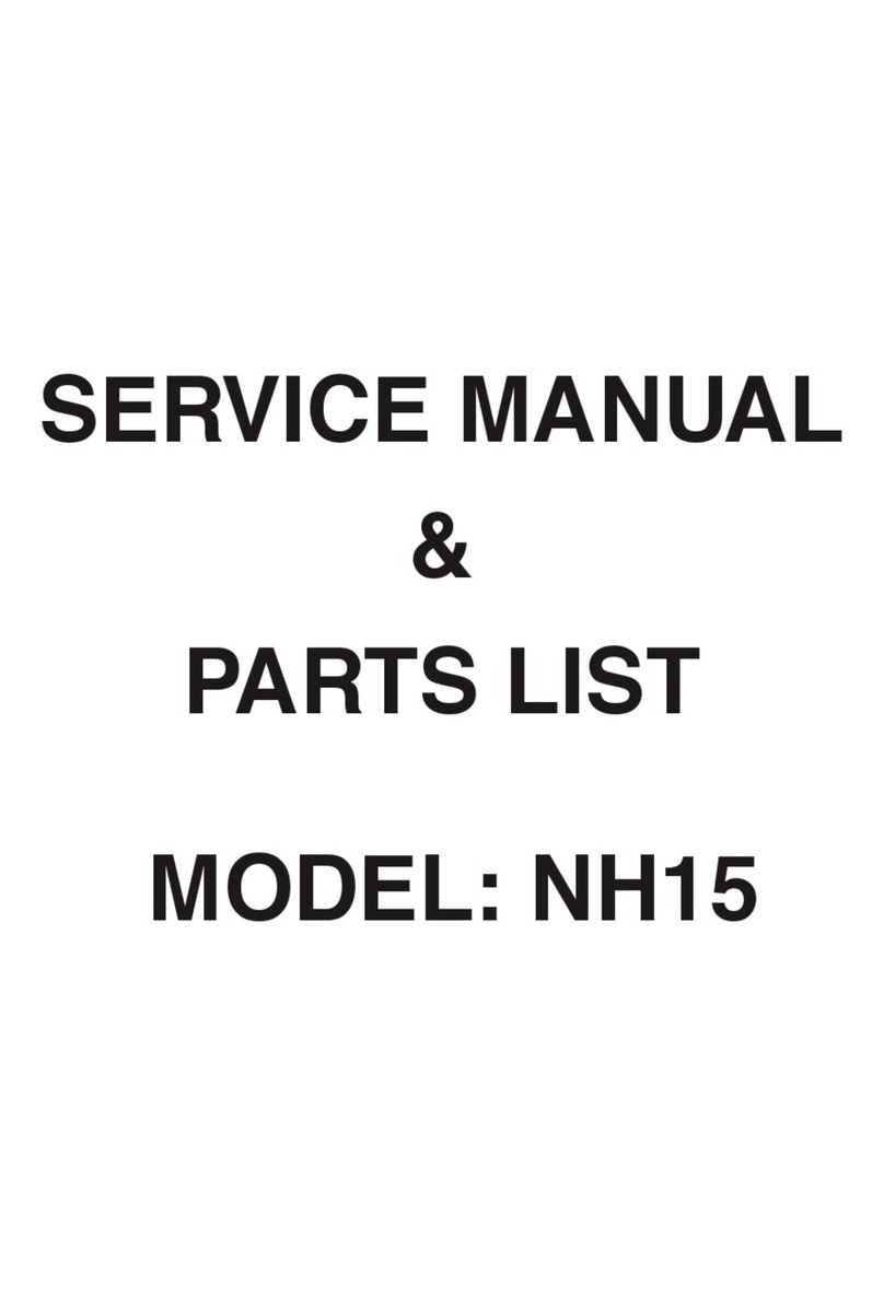 Janome NH15 Service manual & parts list Janome NH15 Service manual & parts list