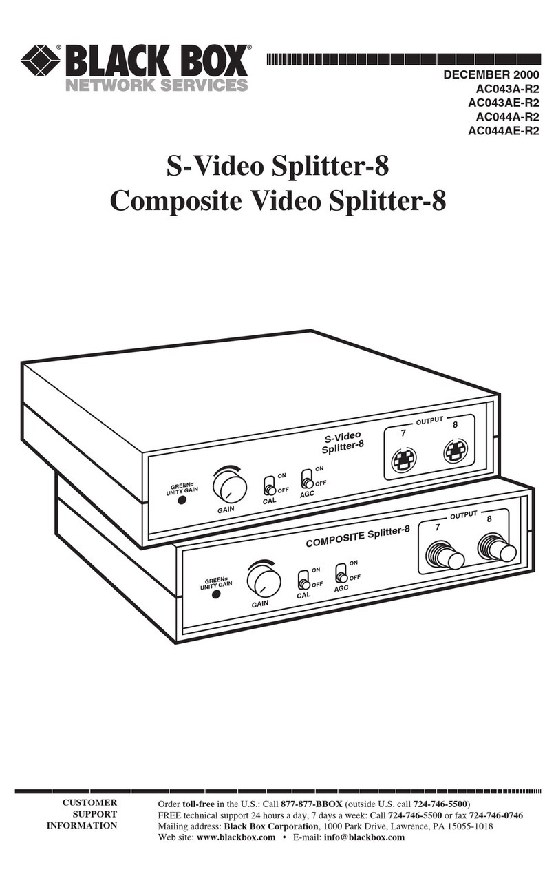Black Box AC043A-R2 User manual