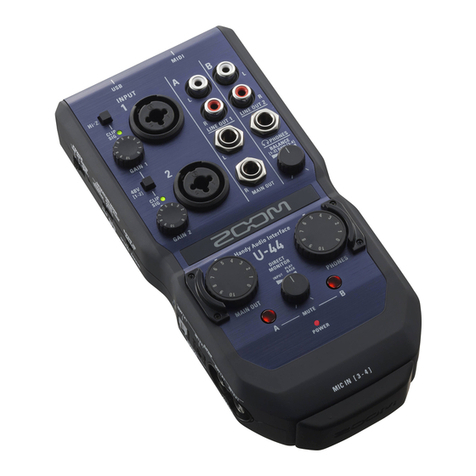 Zoom U-44 Operation manual