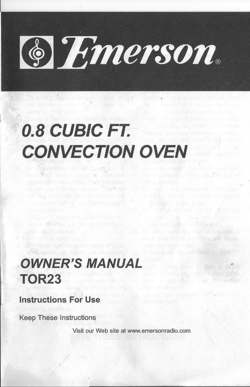 Emerson TOR23 owner's manual