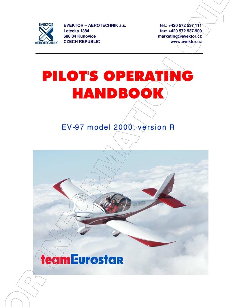 EVEKTOR-AEROTECHNIK EV-97? EUROSTAR ?model 2000 version R Pilot operating handbook