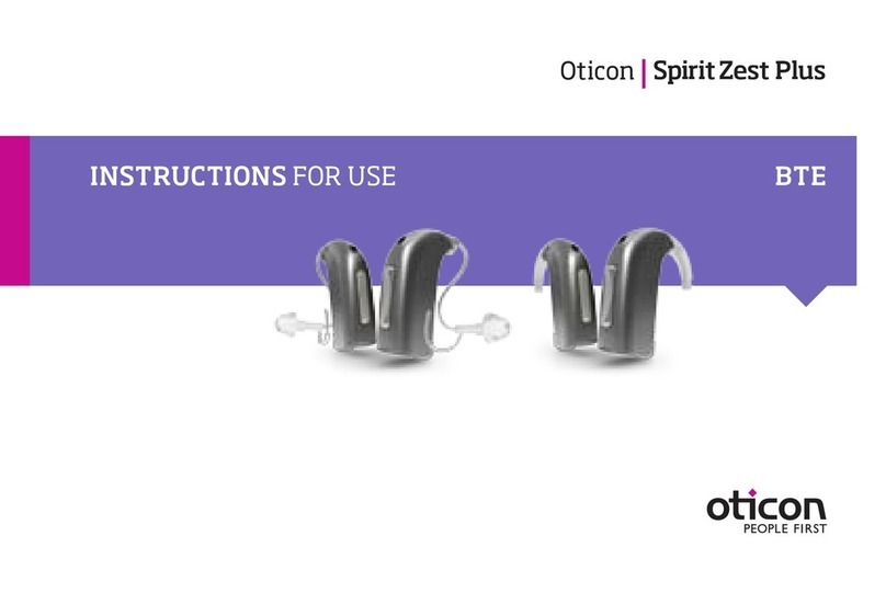 oticon BTE Instructions for use