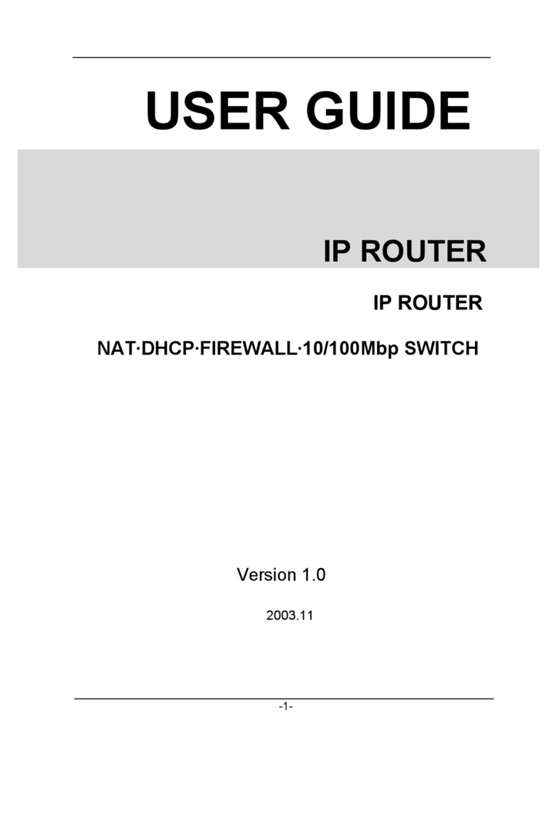 Generic IP ROUTER user guide