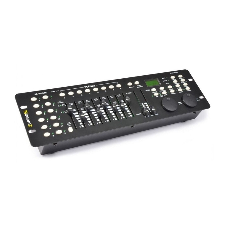 Beamz DMX-240 Controller 192-Channel User manual