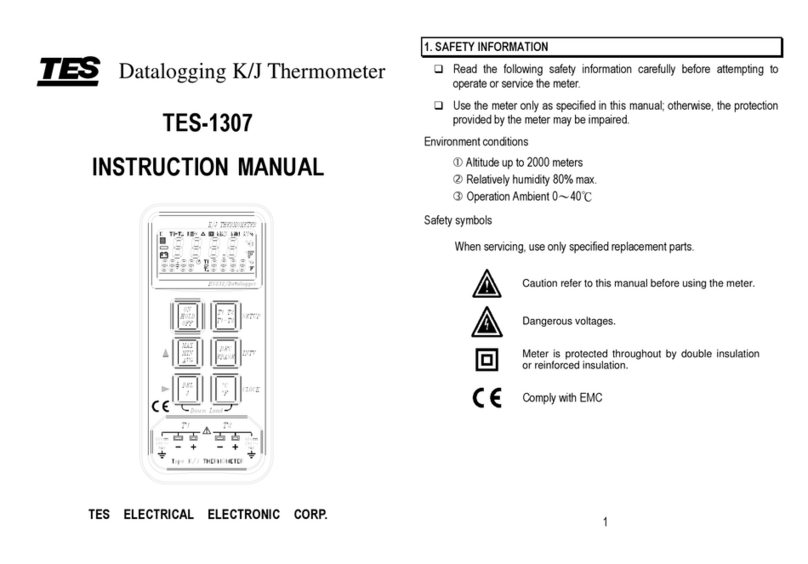 TES TES-1307 instruction manual