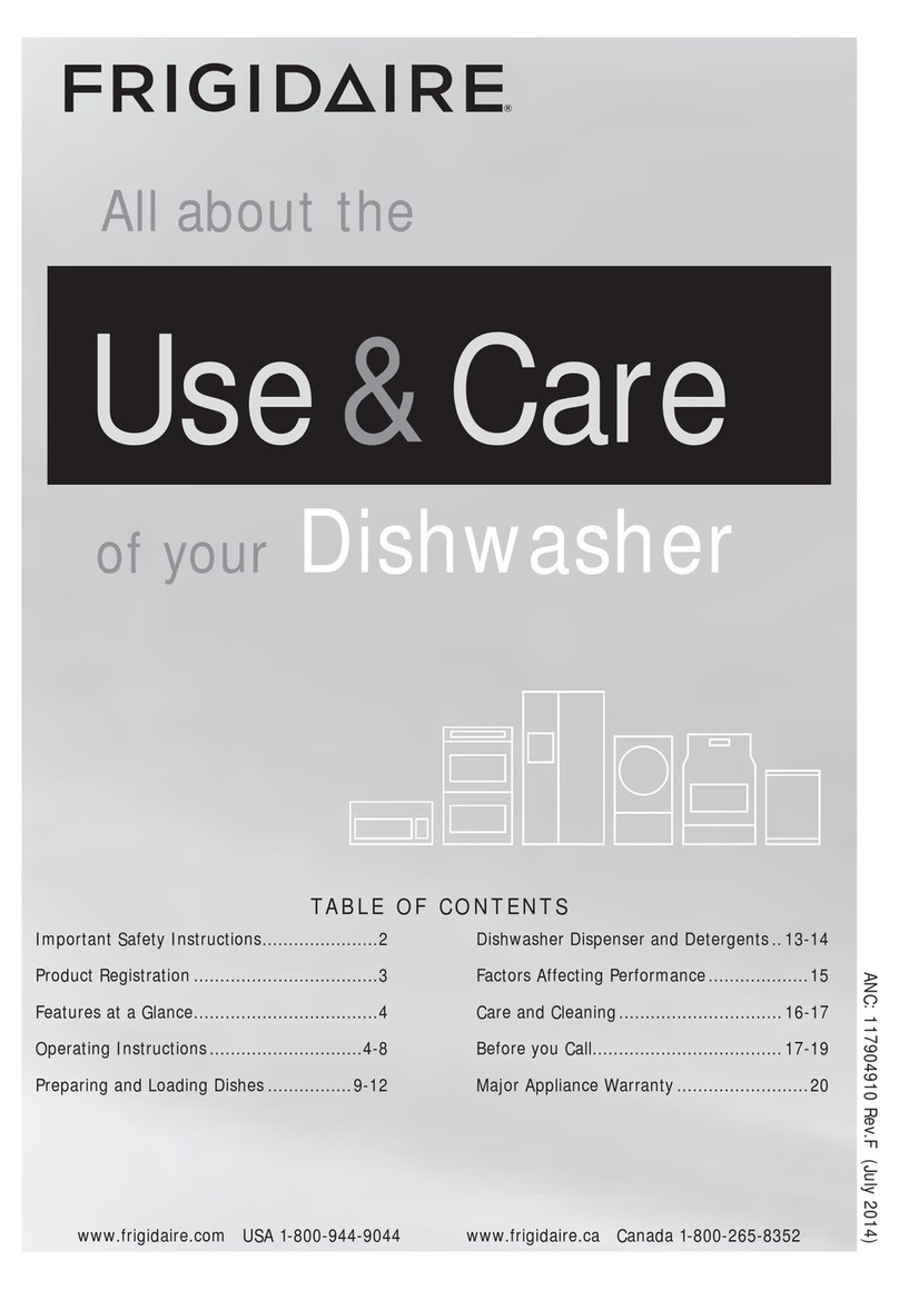 Frigidaire FPID2495qf Owner's manual