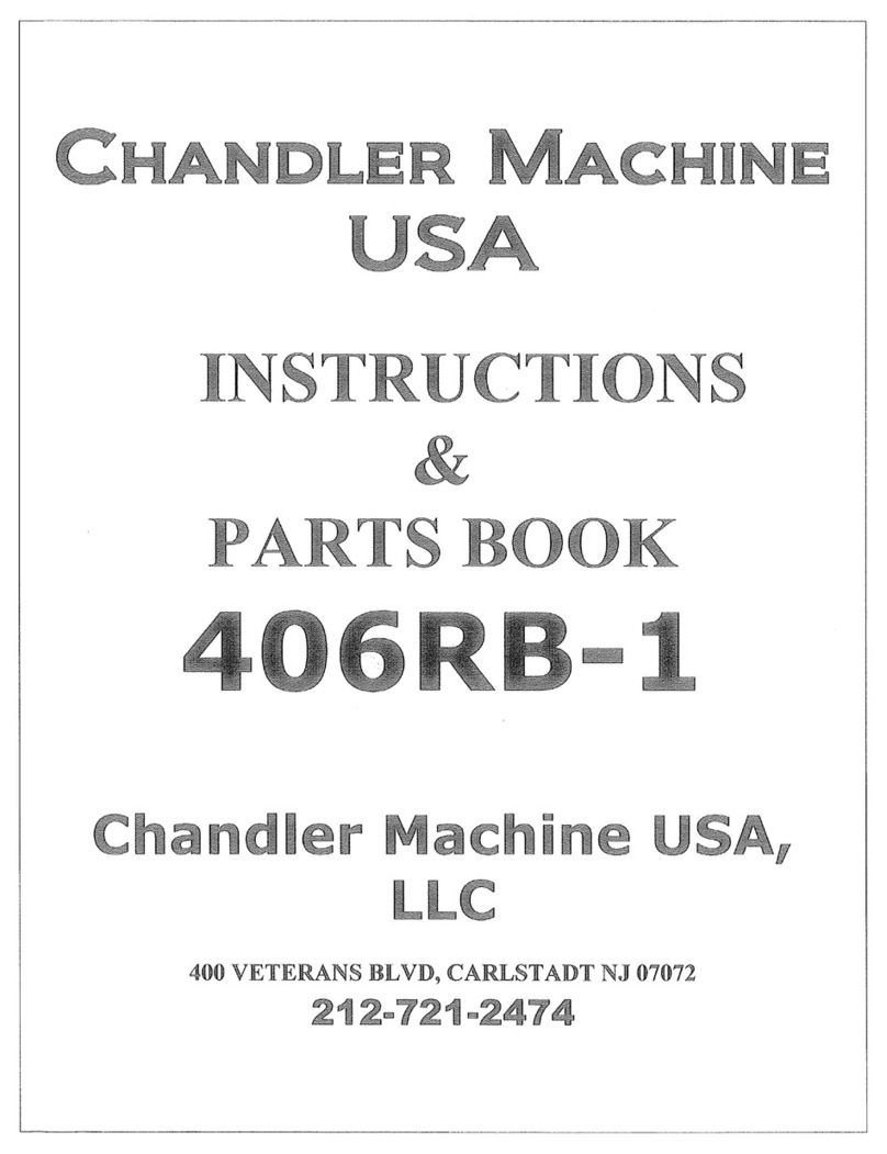 Chandler 406RB-1 User manual