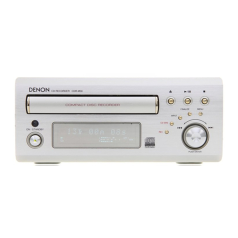 Denon CDR-M30 User manual