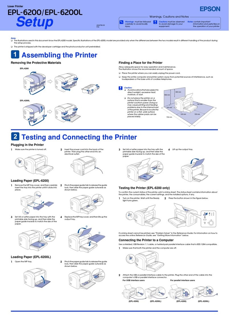 Epson EPL-6200 Manual