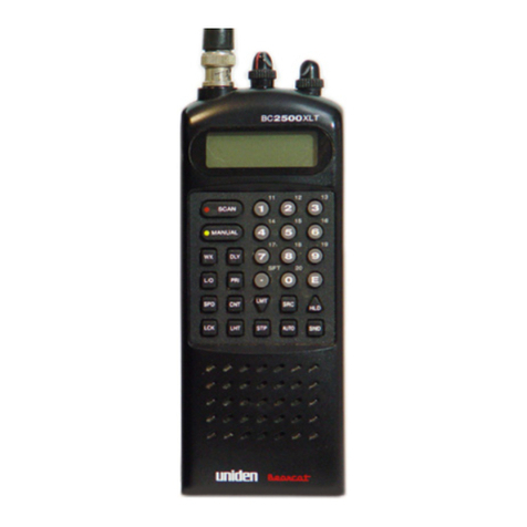 Uniden BC 2500XLT user manual
