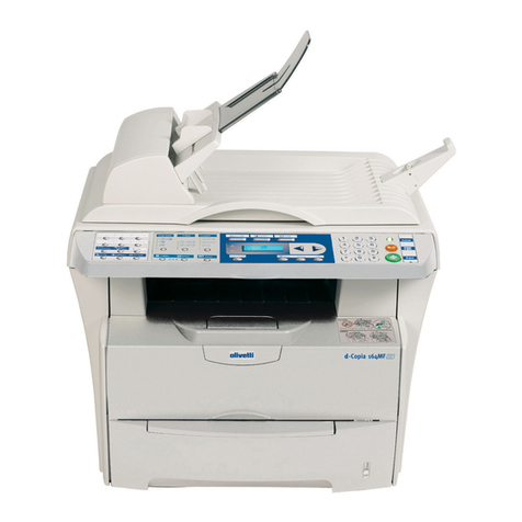 Olivetti d-Copia 163MF Service manual
