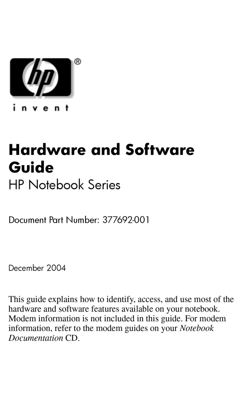 HP Pavilion DV1010 Mounting instructions