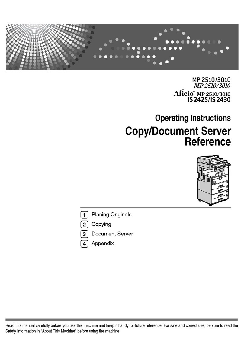 Ricoh Aficio MP 2510 User manual