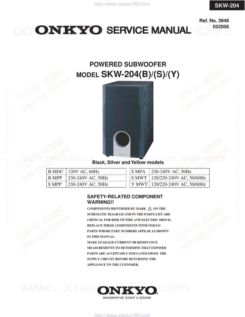 Onkyo SKW-204(B) Service manual Onkyo SKW-204(B) Service manual