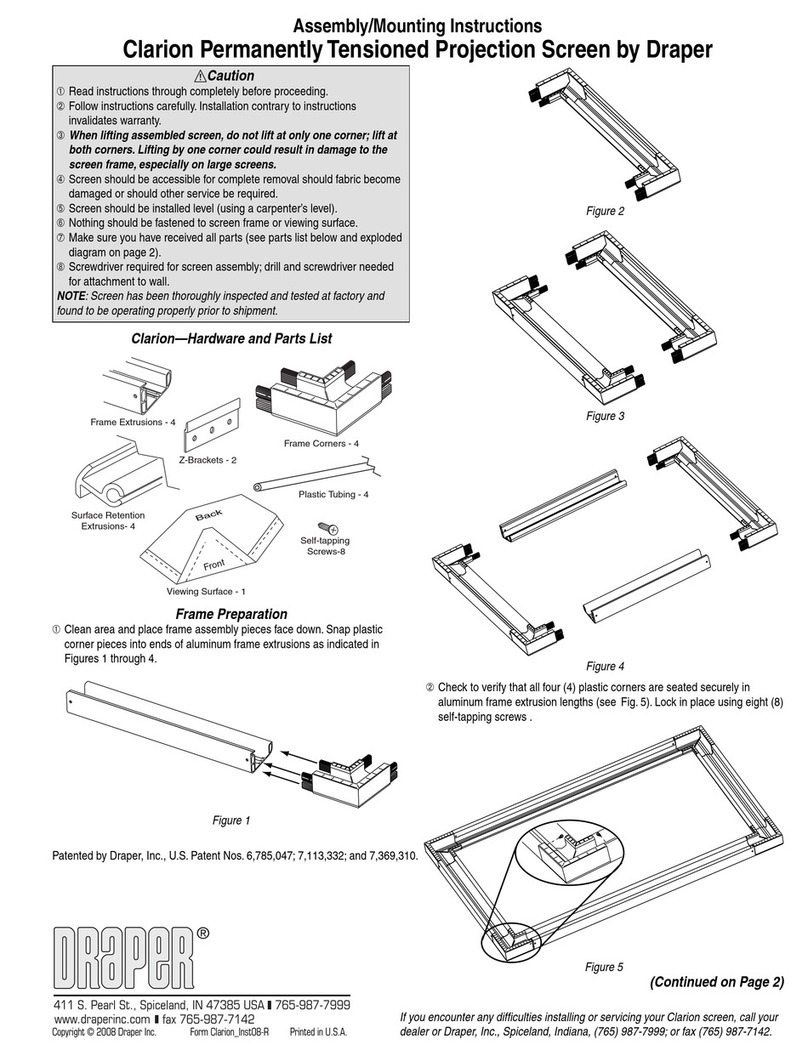 Draper Clarion User manual
