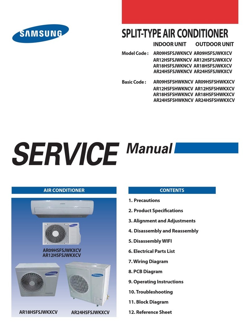 Samsung AR09HSFSHWKNCV User manual