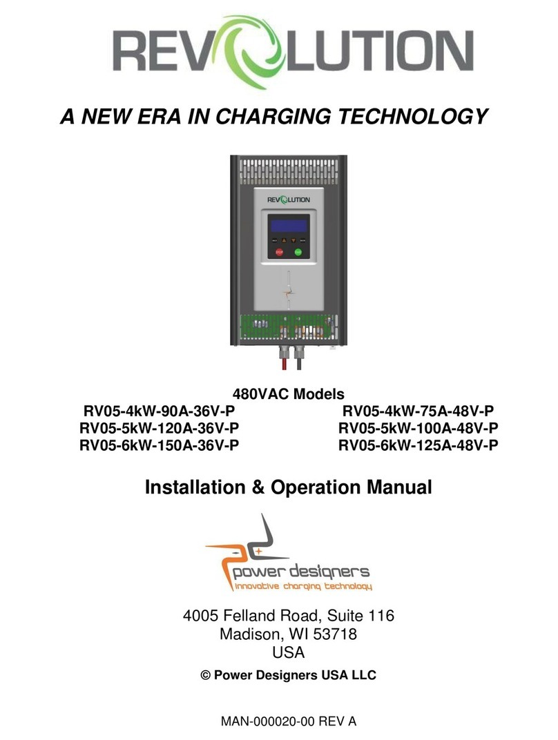 R/Evolution RV05-4kW-90A-36V-P Installation & operation manual