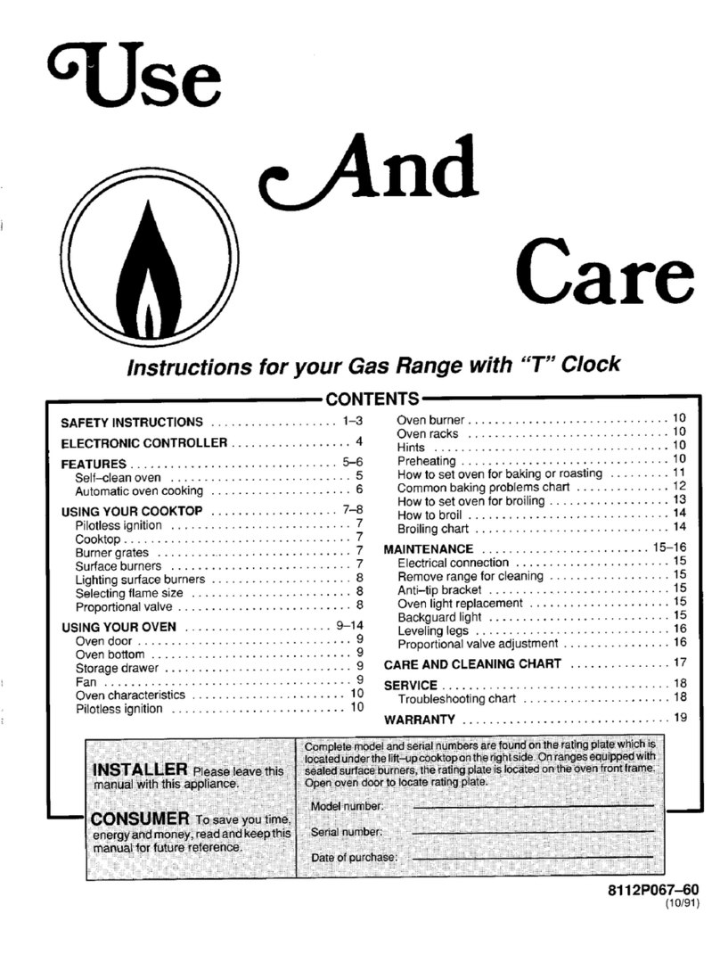Magic Chef 34HA-2CKXW-ON Installation instructions