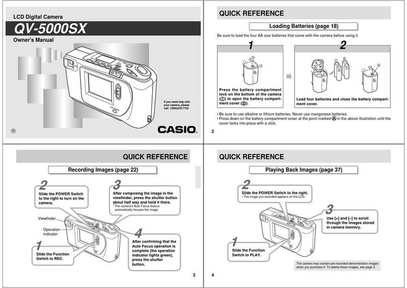 Casio QV-5000SX User manual