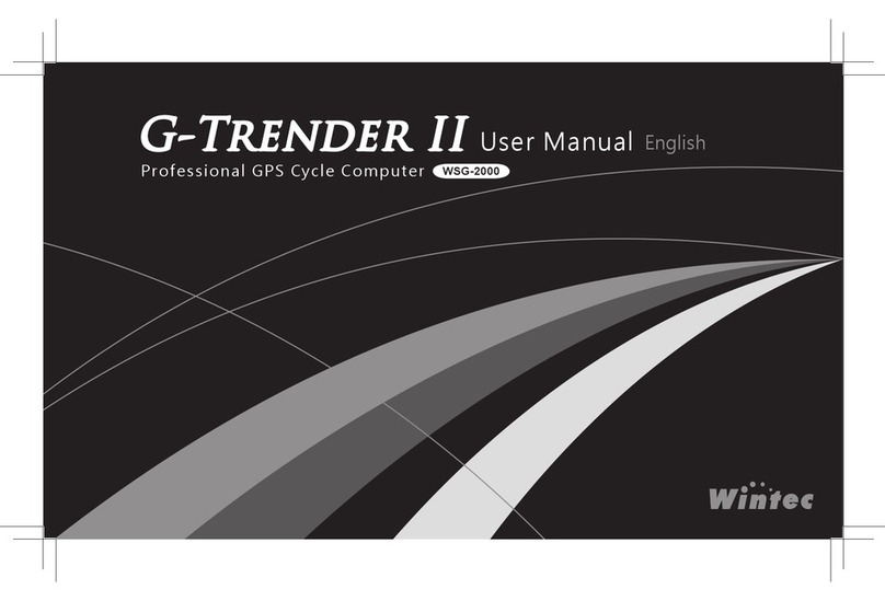 Wintec G-Trender II WSG-2000 User manual